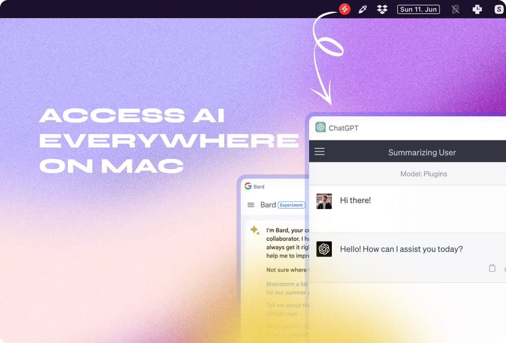 Peek AI - приложение Bar Mac Manu для взаимодействия с чат -ботами ИИ без ключа API