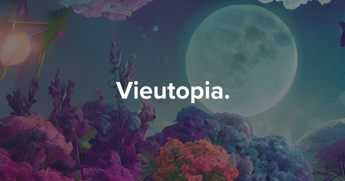 Vieutopia- AIに生成されたアートを作成して共有するためのツール