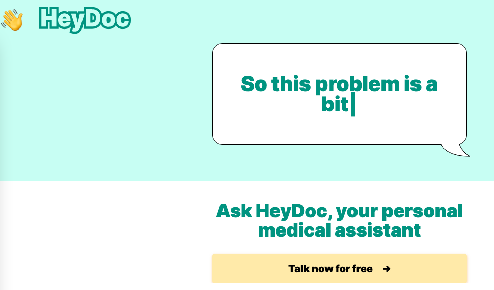 HeyDoc - A chat bot for personalized medical assistance and guidance