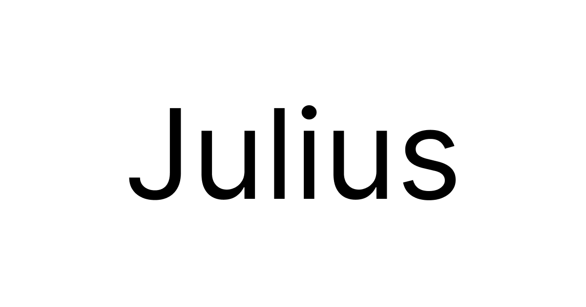 Julius - A data analyst chatbot to visualize and analyze data