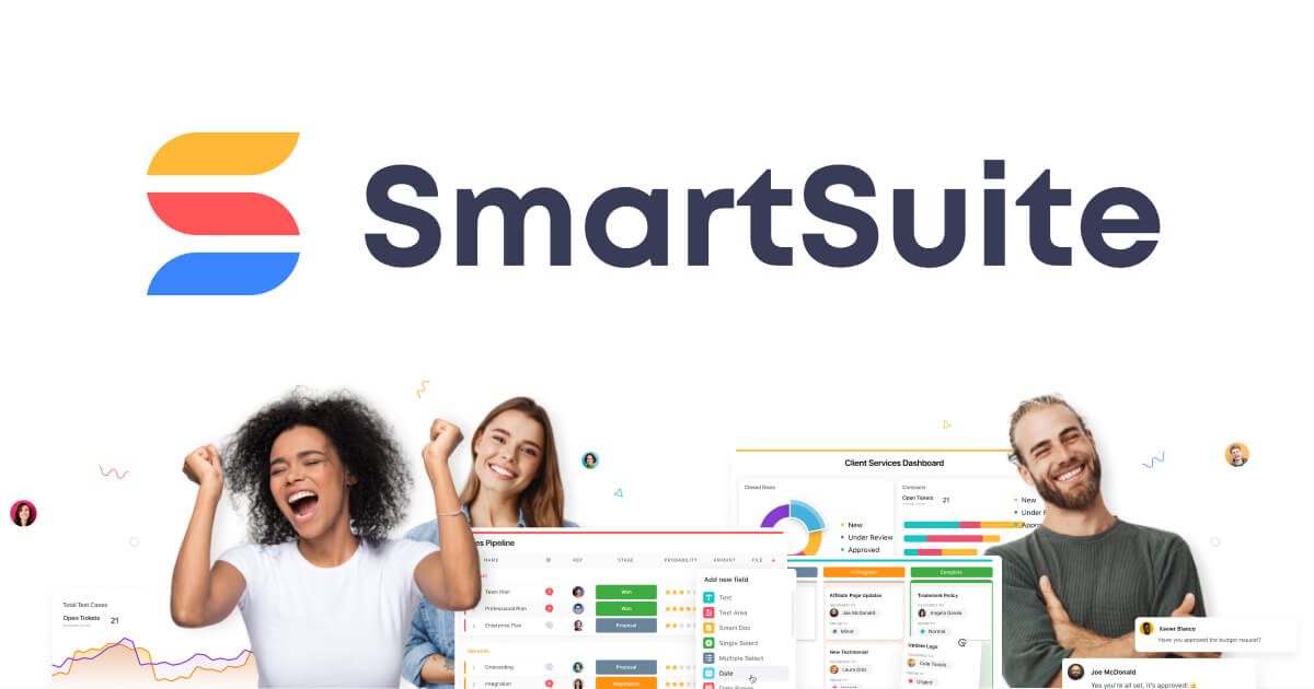 SmartSuite - A comprehensive platform for work management with collaboration and automation
